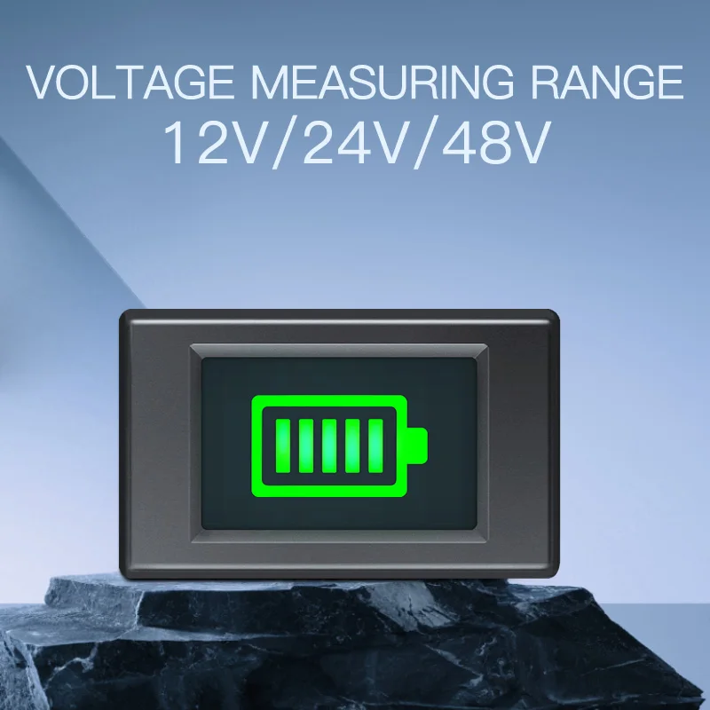 Peacefair PZEM-029 5-50V DC Battery Meter Digital Voltmeter Battery Capacity Tester Customized Voltage 12v 24v 48v