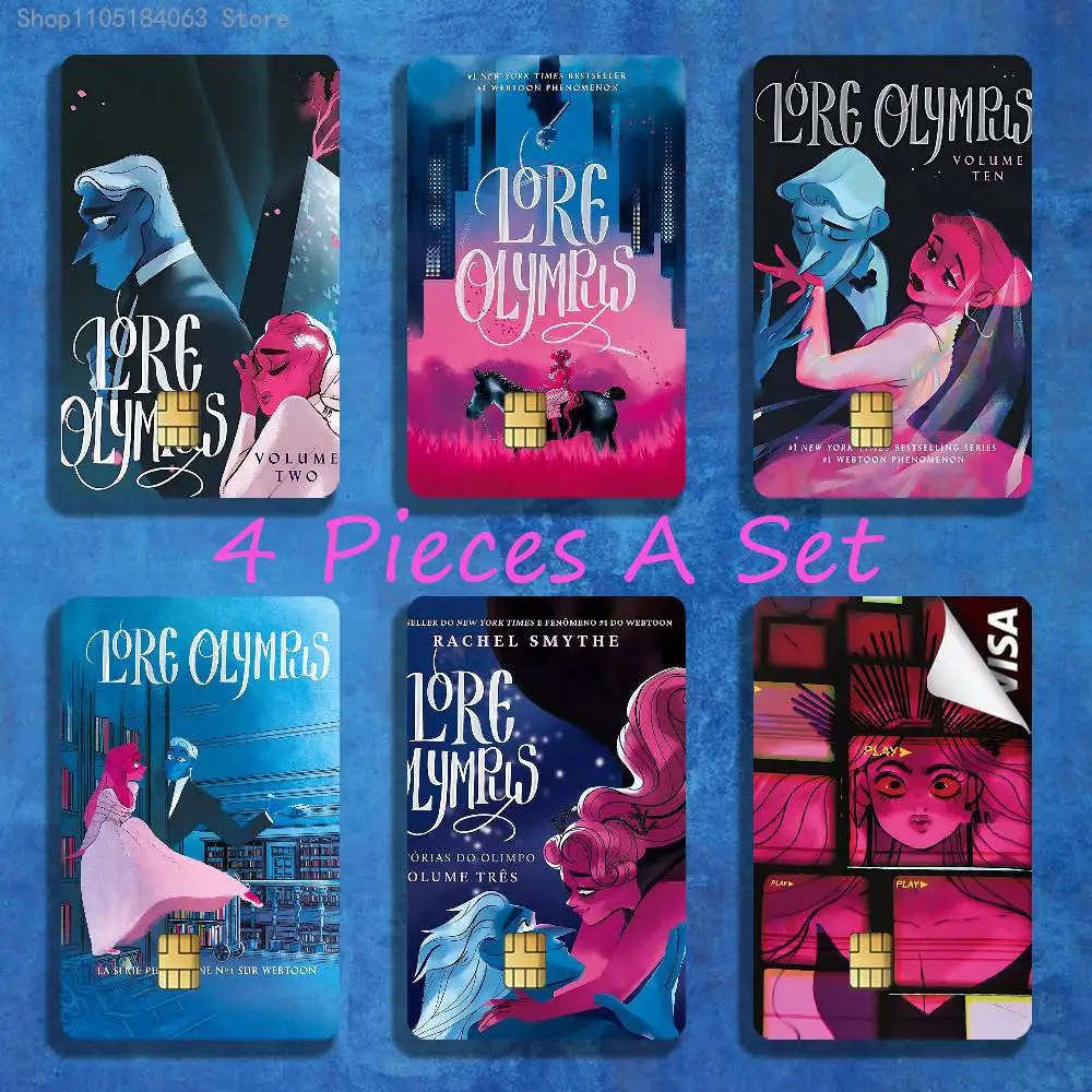 

L-Lore O-Olympus Anmie PVC Stickers Film Skin Cover for JCB Bus Metro Debit Bank Card