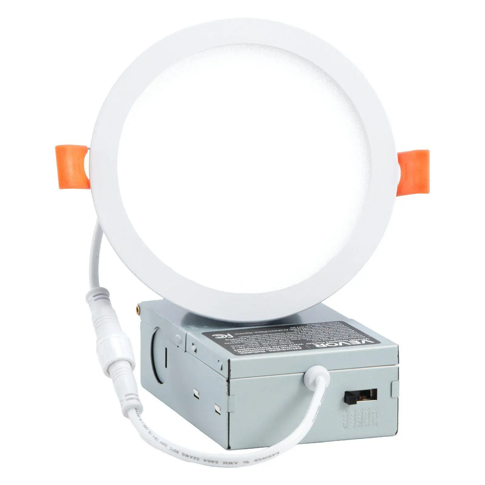 

12 Units 6 Inch Canless LED Downlight 1100LM 12W 5CCT Tunable White Recessed Light for Home and Office Ceiling