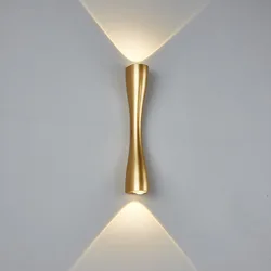 Lámpara de pared LED minimalista moderna para exteriores, luz de pared resistente al agua IP65, para pasillo, escaleras, sala de estar, mesita de noche, iluminación Interior