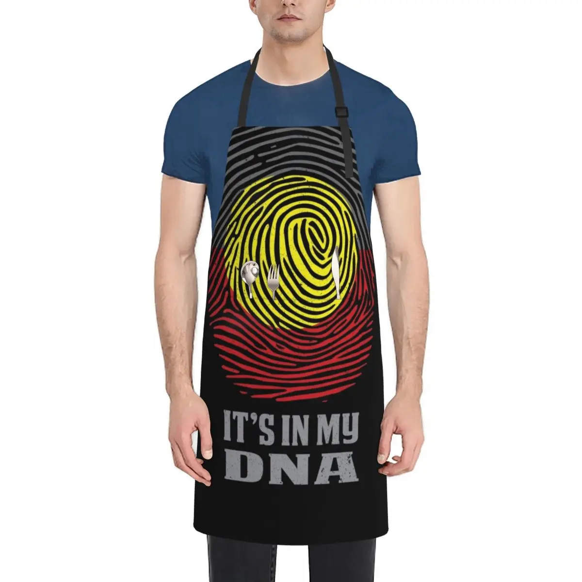 It's in my DNA Aboriginal fingerprint Apron Hairdresser Woman Kitchen Kitchen For Women Apron