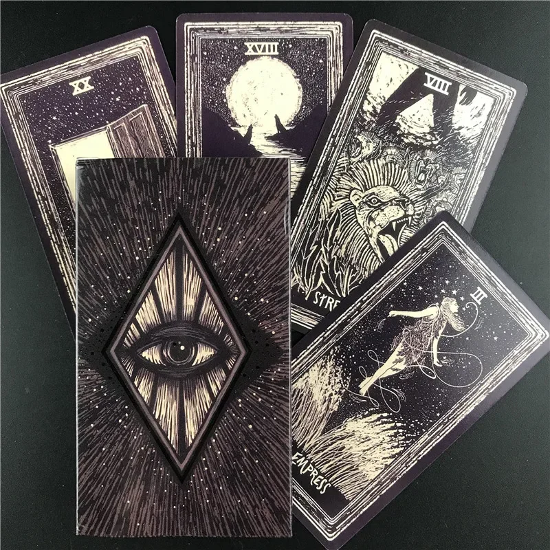 The Light Visions Tarot A Set Of Cards To Ease Your Mind English Oracle Cards Tarot Card Game For Divination Fate Card