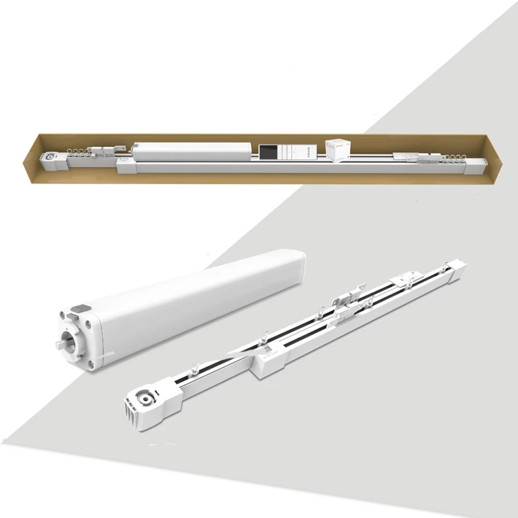 

2022 Modern Home Automation Zigbee Smart Curtain System Remote Control with Retractable Rail and Smart Life APP