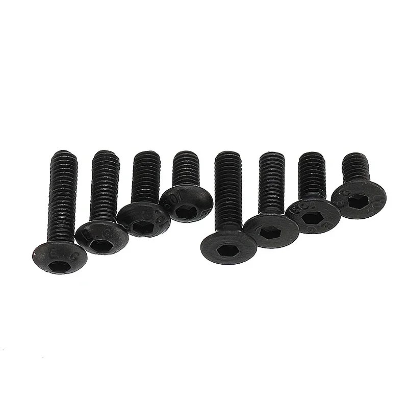 Limited Clearance 180PCS Alloy Steel M3 Grade10.9 Screws with Washer Button Head Flat Head M3 Washer M3 M4 Combo
