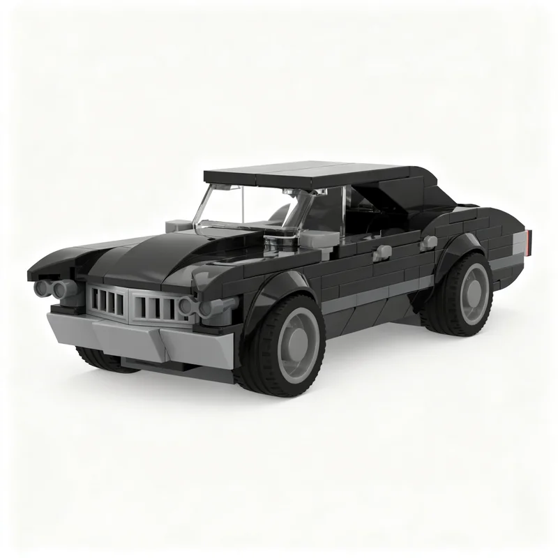 209pcs MOC City Champions 1967 Impala 4-door Baby From Supernatural Model Building Blocks Christmas Gift Collectible Living Room