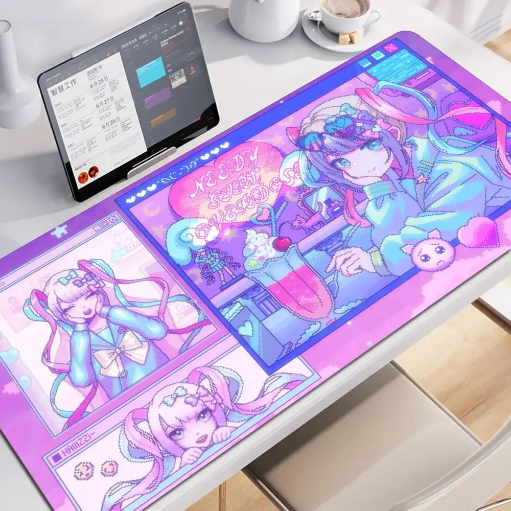 Needy Streamer Overload Ame OMGkawaiiAngel KAngel Needy Girl Overdose Mouse pad Gaming XXL Mousepad Keyboard Carpet Desktop Mat