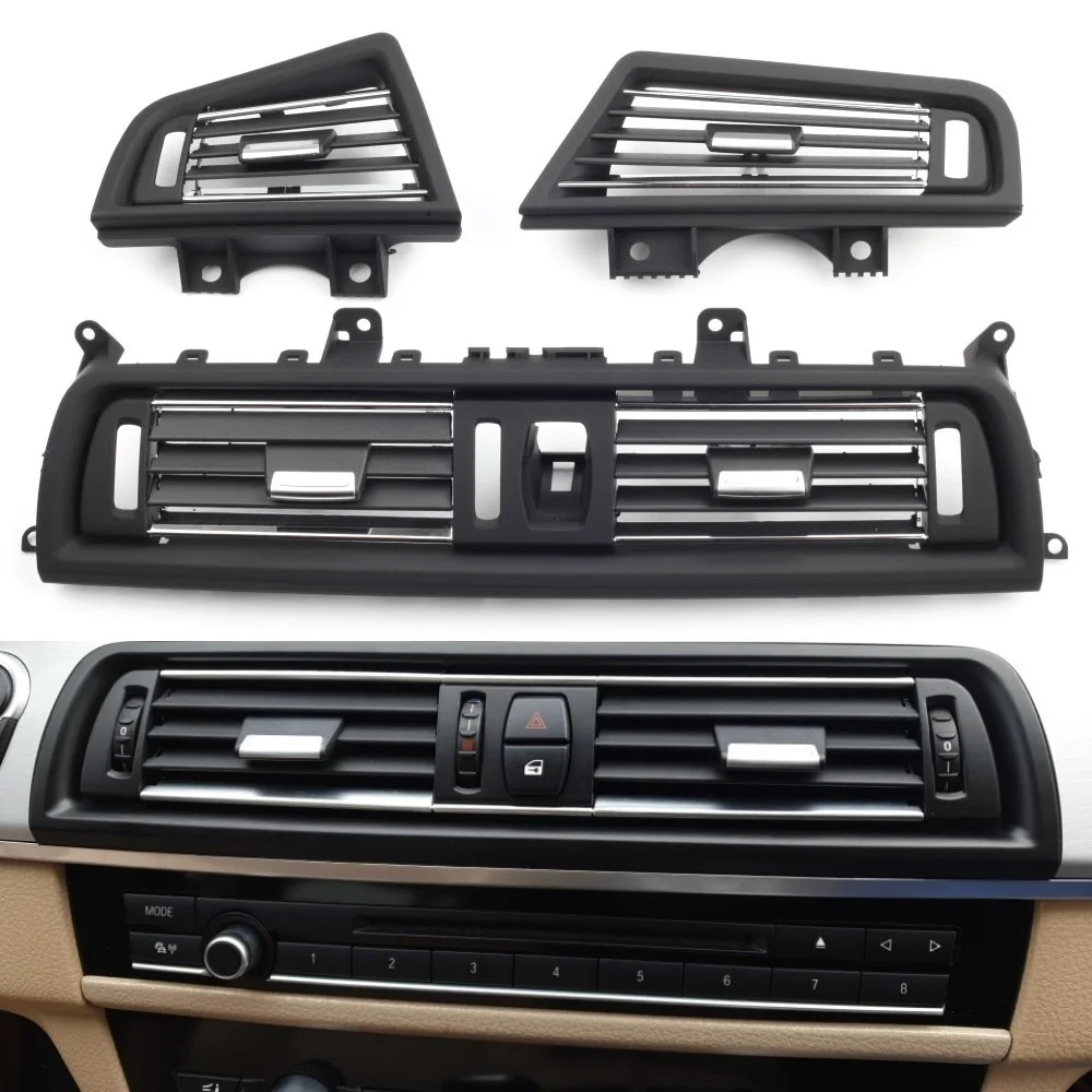 

Car Front Rear Side Air Conditioning AC Vent Outlet Grille Panel Cover For BMW 5 Series F10 F11 F18 520 523 525 528 530 535