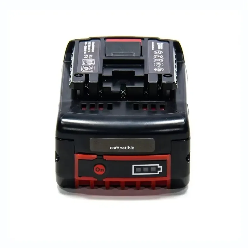 GSR for Bosch BAT618 BAT610 Professional 18V 6.0Ah Li-ion Battery Replacement with LED for Bosch Quick Charger 14.4V-18V