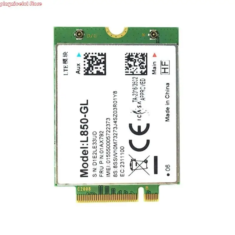 E8BA G-ModuleL850-GL with Built-in Antenna Suitable for X380 X390 L480 T480 T580 X1C L850-GL 01AX792 L850 Laptop