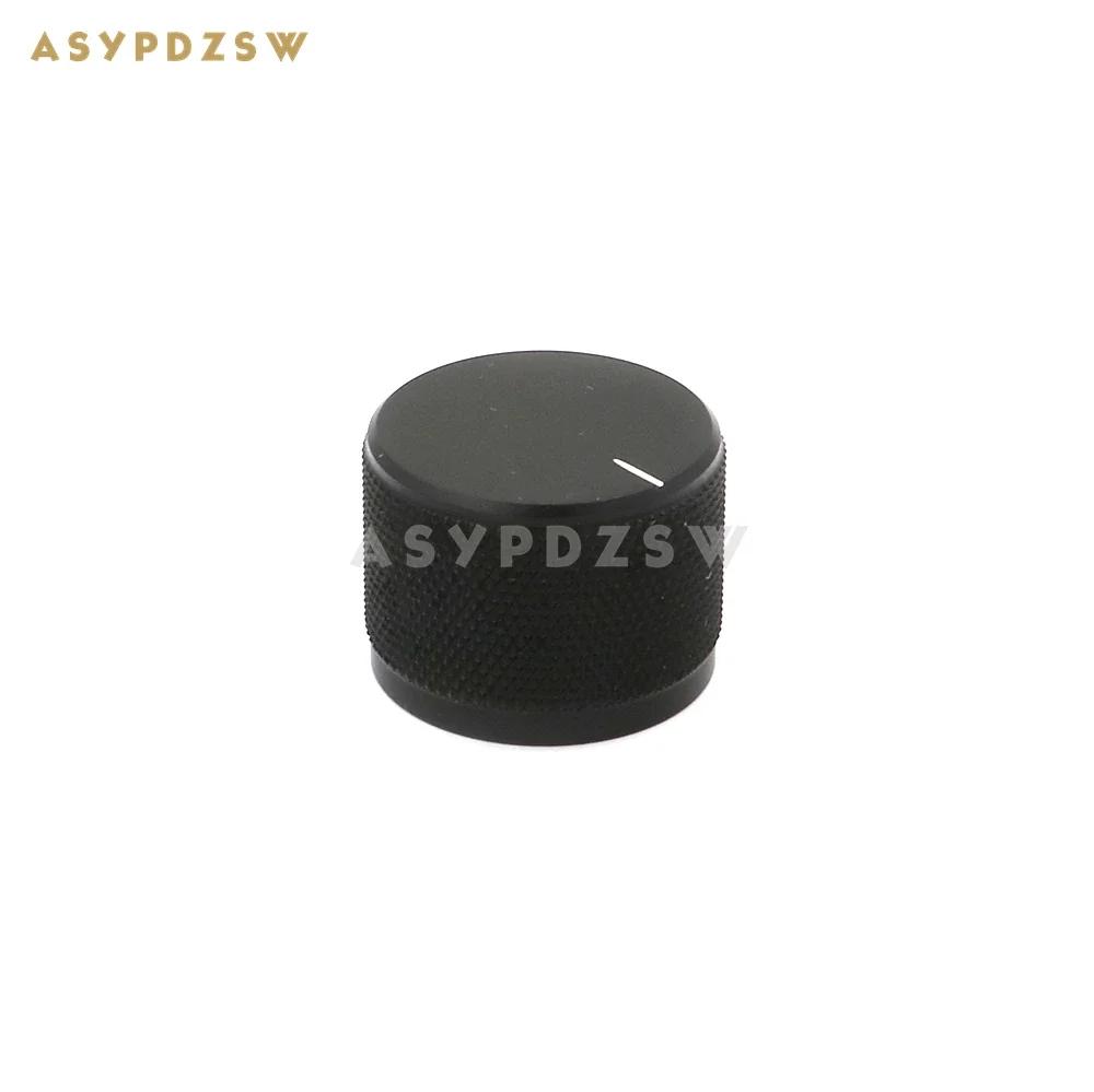 1 peça 30*22mm amplificador potenciômetro de volume botão de alumínio serrilhado prata/preto/dourado (opcional)