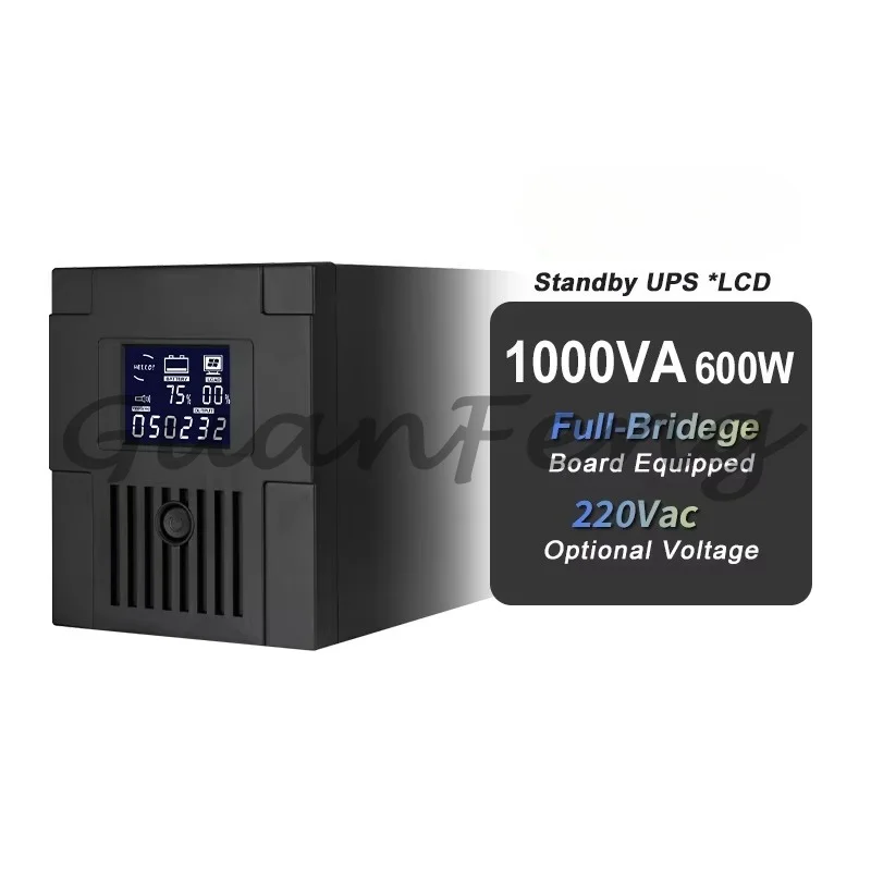 1000VA 1KVA Offline Standby UPS Uninterruptible Power Supply Backup Power for PC Desktop Computer