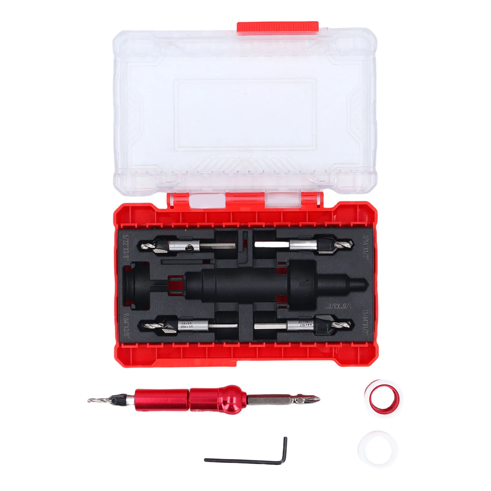 

Набор сверл с зенковкой и регулируемой глубиной, стопорными сверлами для раковины, набор инструментов для деревообработки