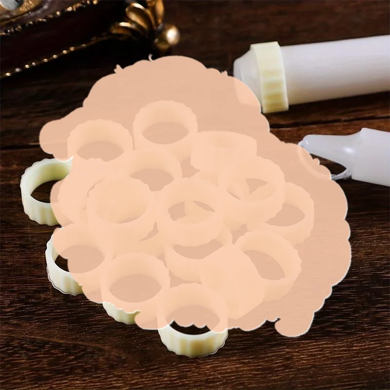 5/10pcs Silicone Candle Holder Sleeves Anti-Slip Wax Leakage Prevention for Holiday Party Dining Table Decor Gifts
