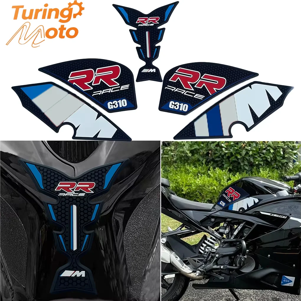 

For BMW G310RR 2023+ Modified Trim Motorcycle Anti-Slip Sticker Fuel Tank Pad Side Knee Handle Decal Protection Sticker Pad