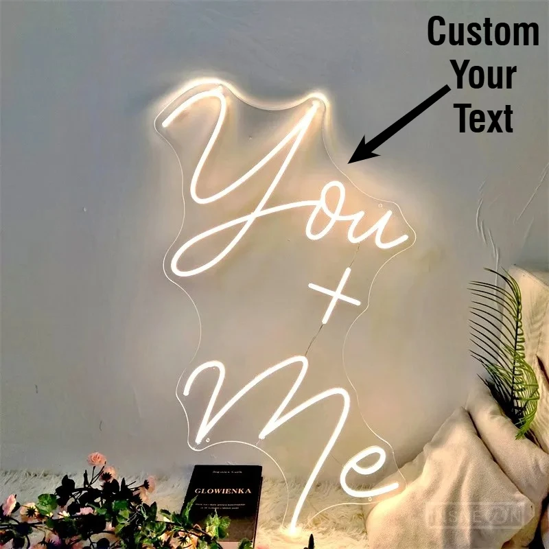 Custom Three Rows LED Neon Sign Creative Wall Hanging Light Decor For Home Bedroom Party Wedding Birthday Unique Gift For Her