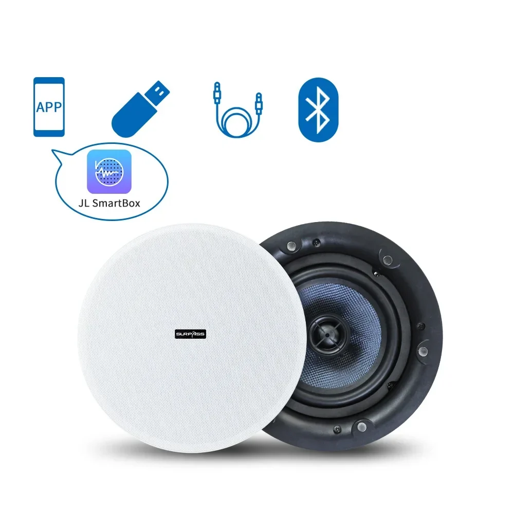 4pc Coxial Bluetooth Ceiling Speaker 5.25