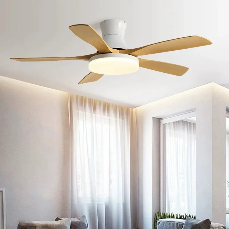 2024 72Inch Ceiling Fan Llights Strong Winds Living Room DC Remote Control Ceiling Fan Light Atmosphere Mute With Fan Chandelier