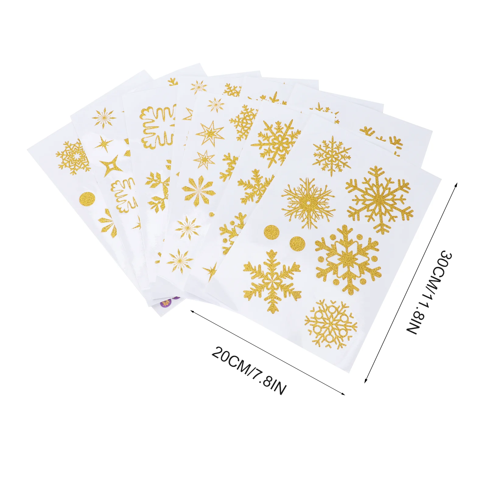 

Christmas Window Clings Static Snowflake Decoration Stickers Xmas Halloween Removable Adhesive