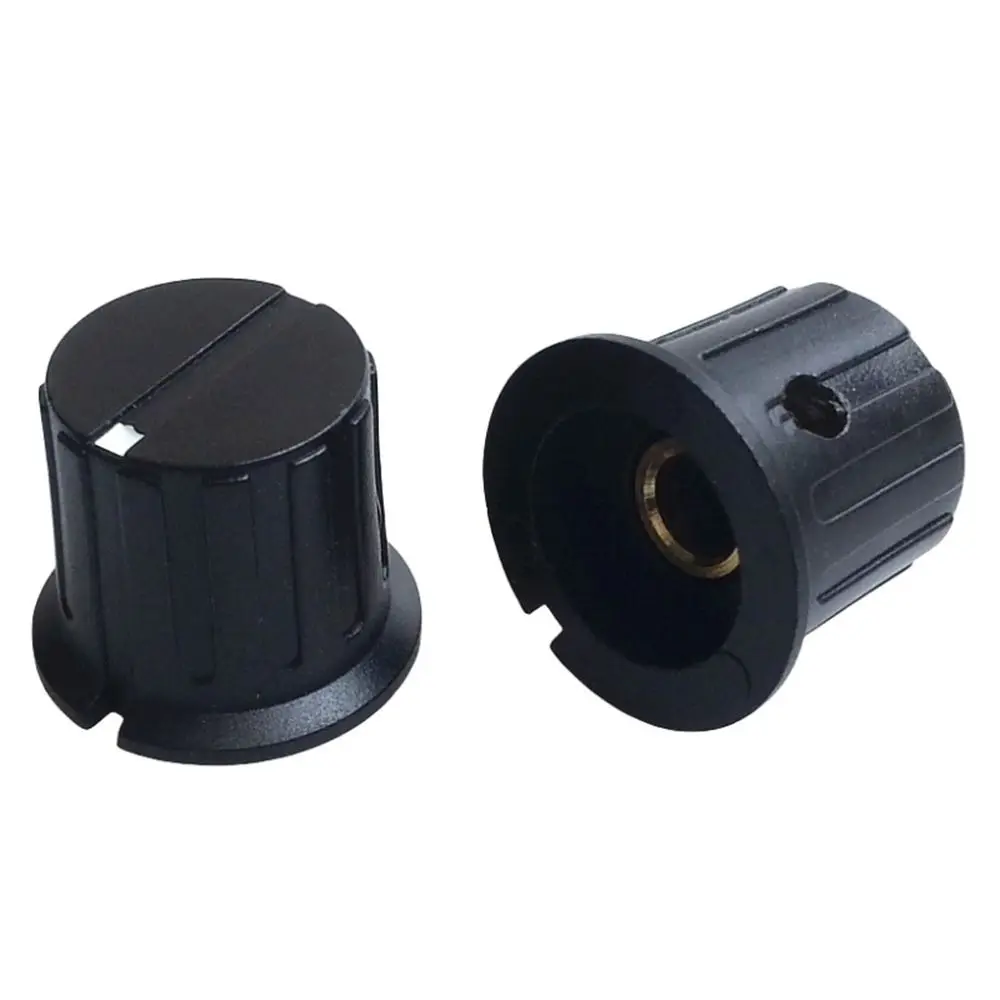 1Pcs PN-8F 8E 8D 8C Guitar Effector Knob ABS Plastic HIFI Volume Adjustment Potentiometer Knob Brass Shaft Hole