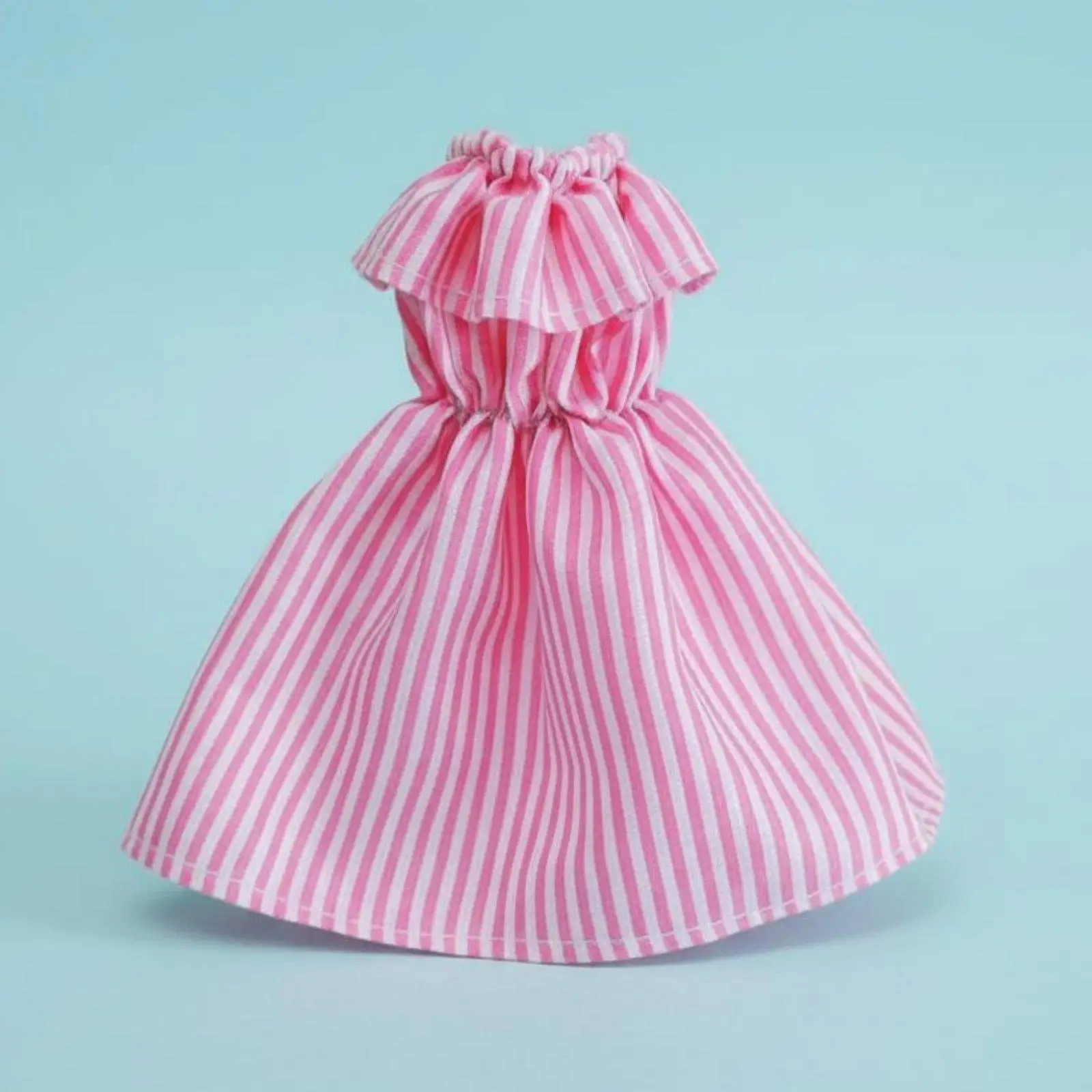 Doll Dress Trendy Stripe Mini Skirt BJD Clothes Wardrobe Upgrade for 1 6 Dolls for
