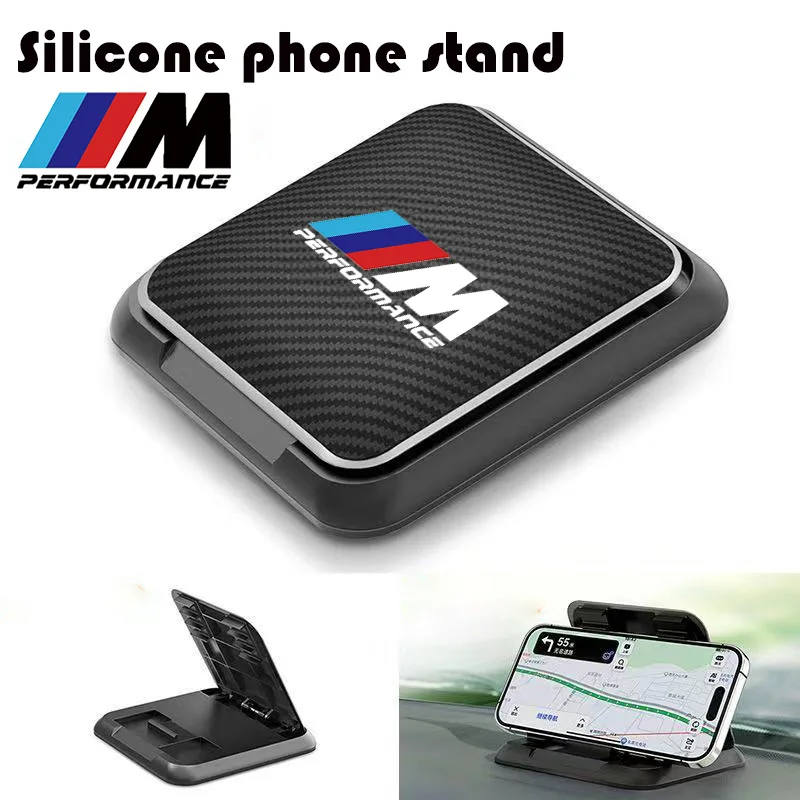 Car Phone Holder GPS Navigation Dashboard Phone Holder Stand Car Accessories For Bmw M Performance POWER Mini Car Accessories