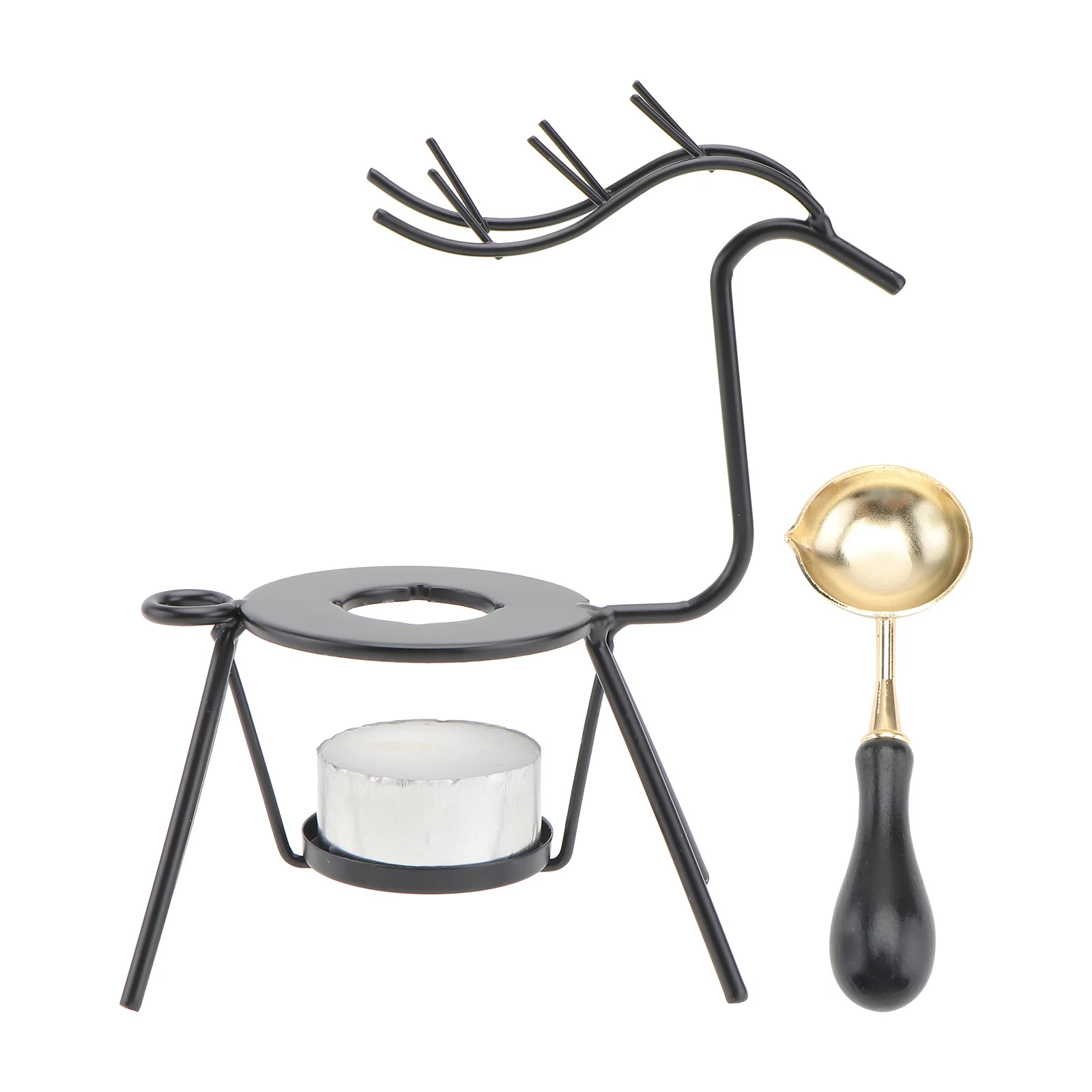 

1 комплект, креативная грелка для моделирования лося, прочная компактная нескользящая печь для плавления воска, отличный подарок на выбор, печь для печати