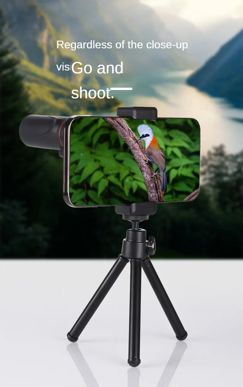 Monoculaire Hd 40X60 Mini Télescope Longue Vue, Pour Golf, Camping