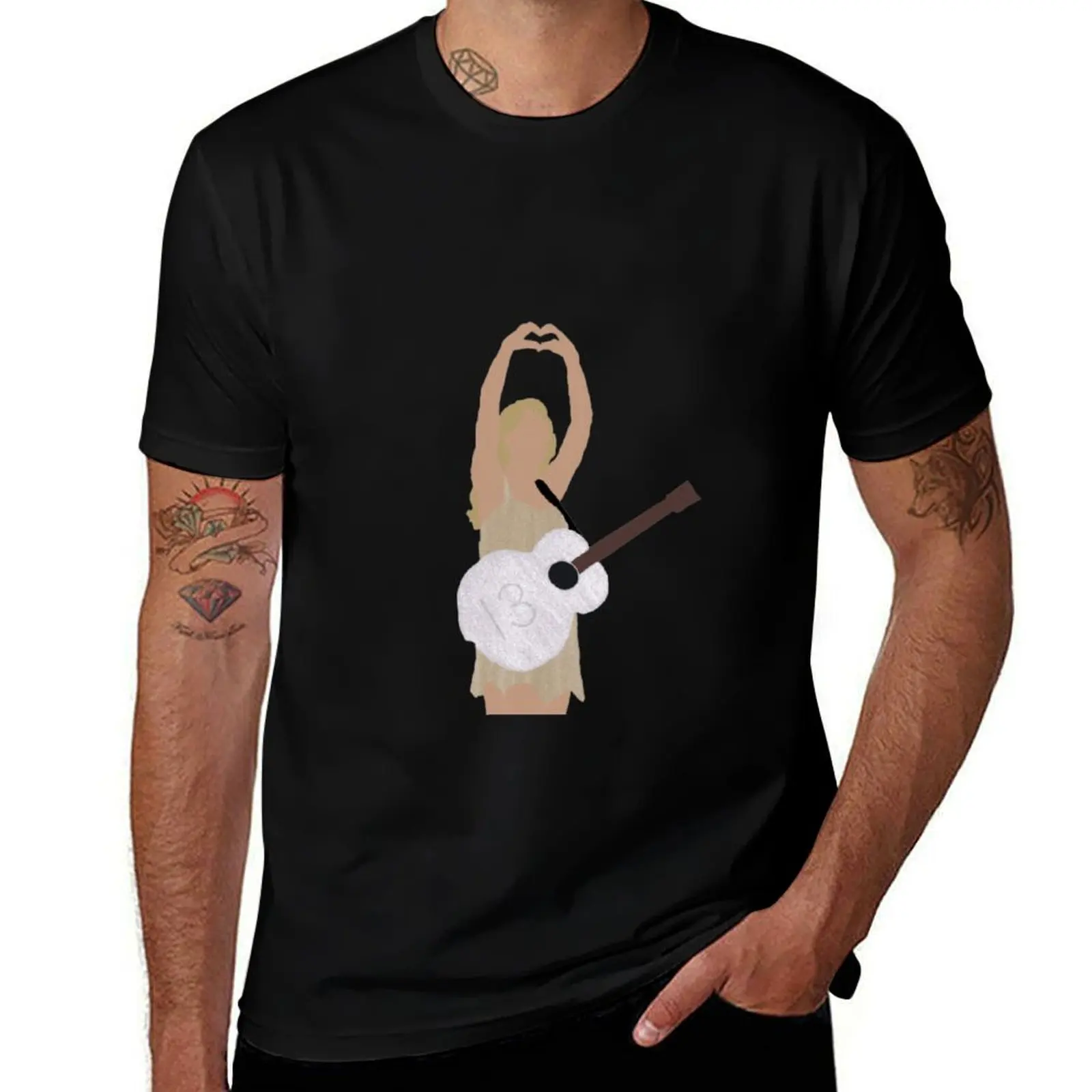 T-Shirt Fearless Heart Hands, T-Shirt décontracté à la mode d'été