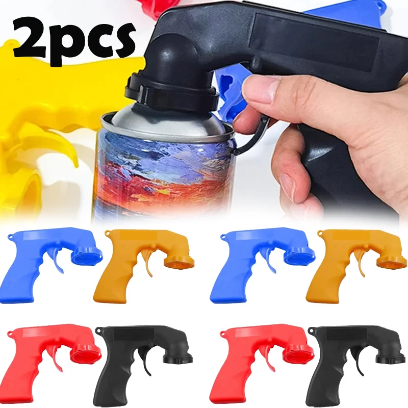 2PCs Universal Car Spray Care Tool Convenient Creative Cars Paint Gun Handle Adapter Painting Tools Car Accessories