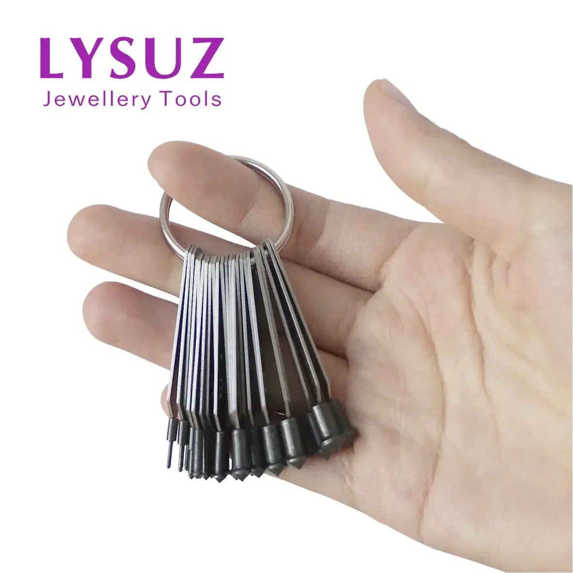 

Diamond Ring Sizer Measuring Tool 1.0-6.5mm Gem Stone In Settings Diameters Jewelry Inlay Processing Making Tools
