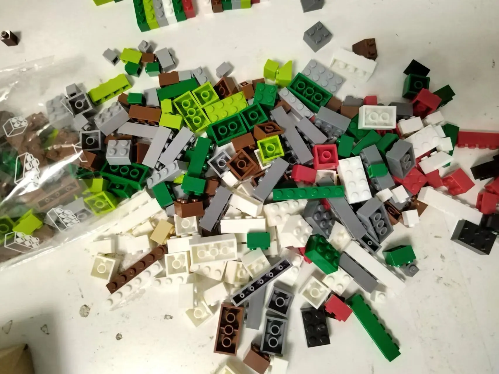 Bloques de construcción a granel para niños, ladrillos grandes, 17, un solo color, 260g, montaje gratis, Compatible con LEGO, juguetes creativos