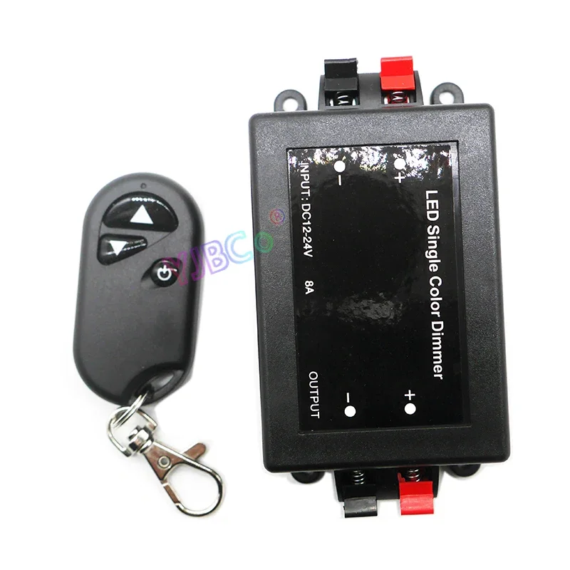 12V 24V DC Single Color LED Dimmer 3Key 11Key wireless Remote 8A 30A Dimming Switch monochrome LED Strip Tape Controller
