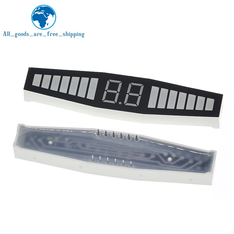 TZT Reversing Radar Display 0.36 Connected Digital Tube LED Seven Segments Gongyang Green/Yellow/Red Three Colors