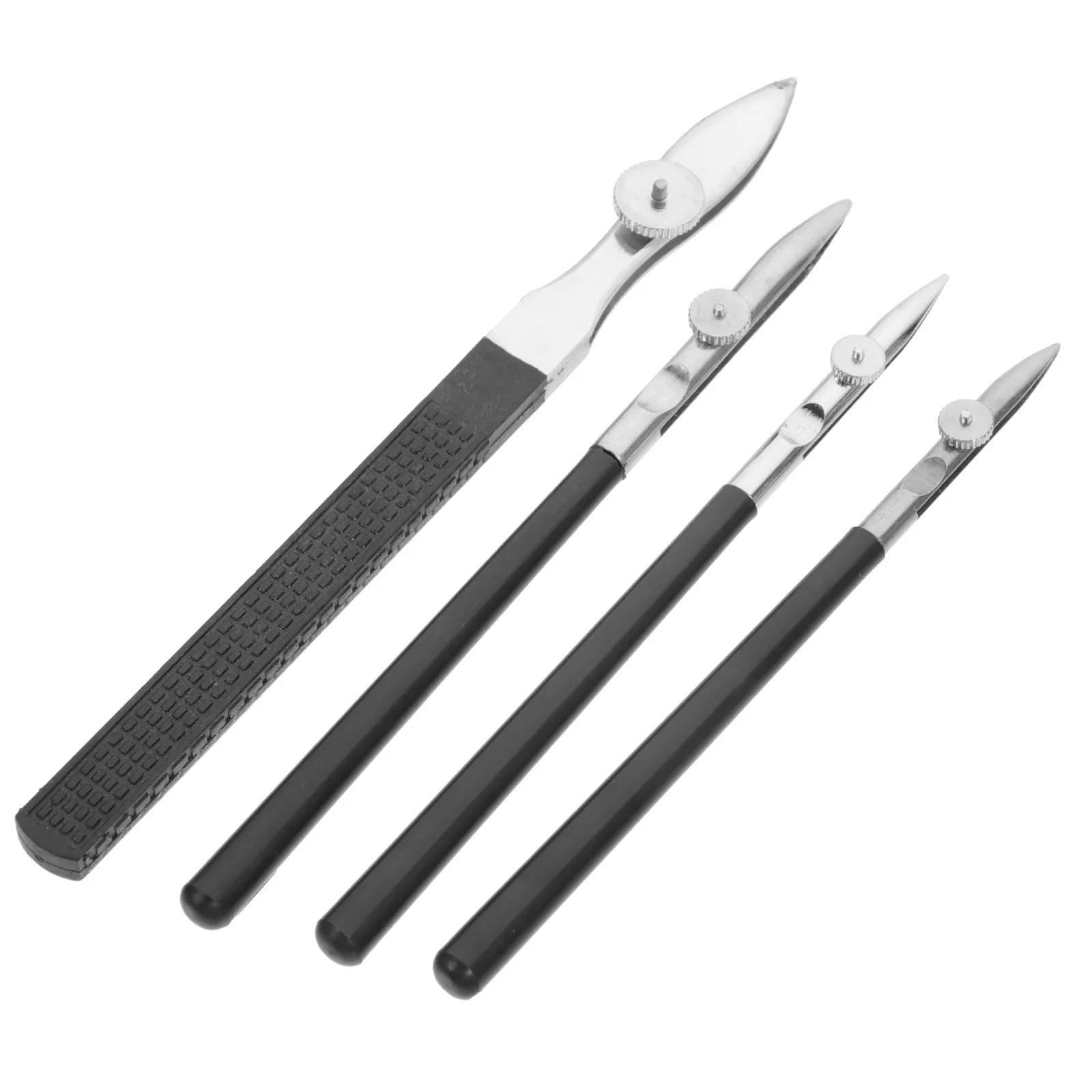 

4Pcs Professional Ruling Pen Set Metal Plastic Construction Drawing Straight Line Pen for Artists Fine Fluid Painting Tool Comic