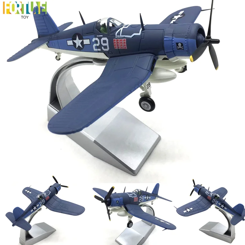 1:72 البحرية الأمريكية F4u قرصان الأرض الناقل المحمولة مقاتلة سبيكة نموذج طائرة عسكرية المنتج النهائي لعبة تحصيل