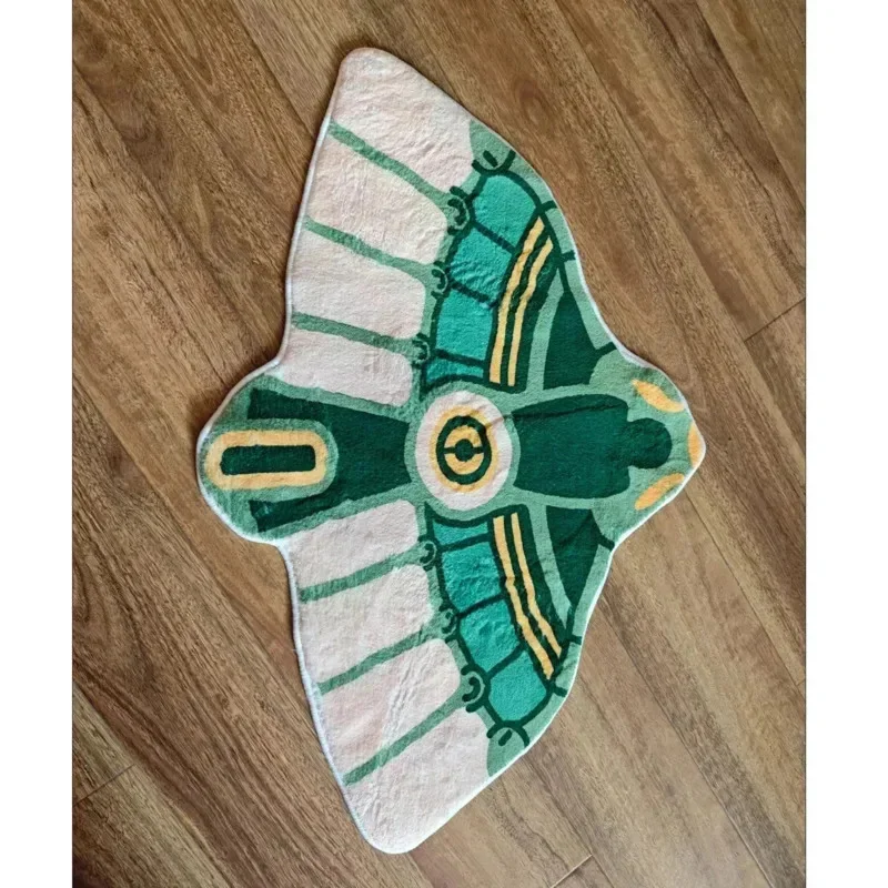 New Zelda Tears Of The Kingdom Carpets Flying Wings Home Soft Fur Rugs Link Games Cartoon Kid Bedside Fluffy Non-Slip Foot Mats