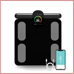 CE Rohs Digital Weighing Scale 180KG BMI Smart Body  Scale with Health APP