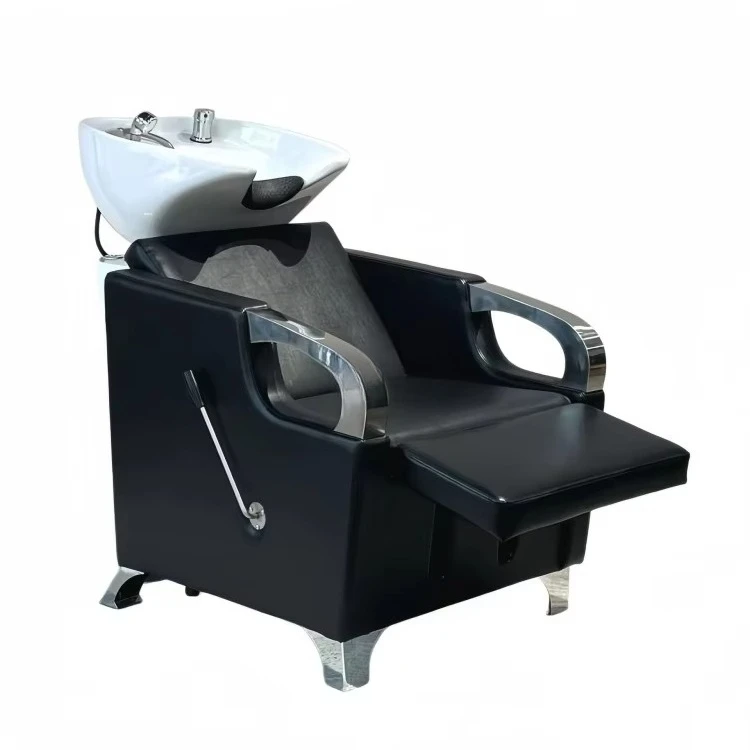 *  Modern Beauty Salon Shampoo Bed Backwash Salon Massage Shampoo Chair Station