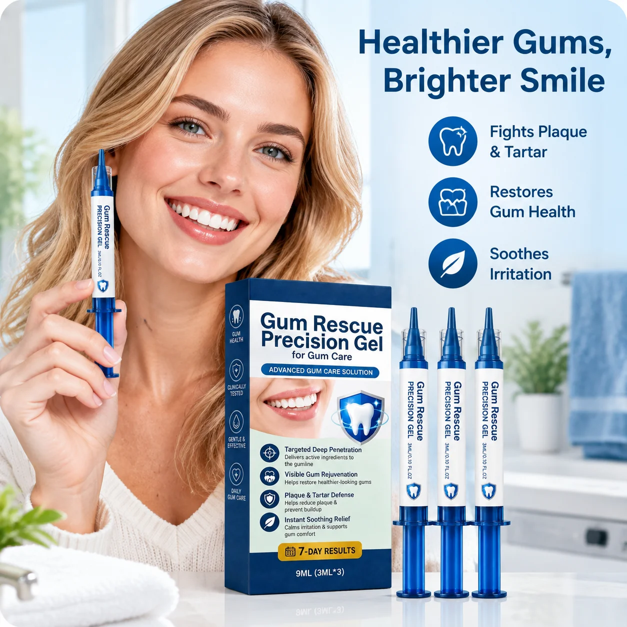 Damaged Gum Repair Care Gel Gentle Deep Penetration Soothe Gum Irritation Reduce Plaque Tartar Freshen Breath Gum Soothing Gel