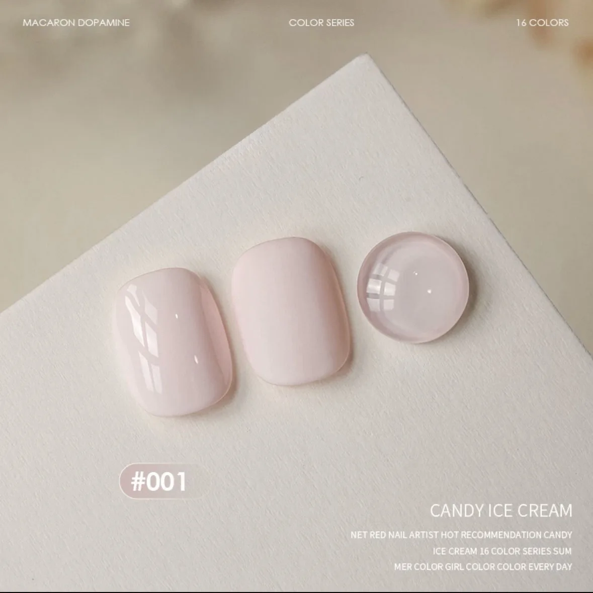 

1pcs 12ML Hot Selling Candy Ice Cream Series Gel Nail Polish 2025 New Jelly Dopamine Colorful Popular Milk White Nail Glue