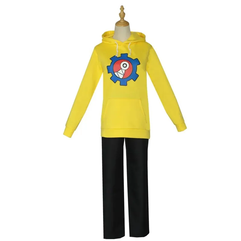 qa156 أنيمي SK8 إنفينيتي ريكي كيان شعر مستعار أصفر هوديي البلوز سترة SK ثمانية لوح التزلج الزي الرسمي تأثيري Costu