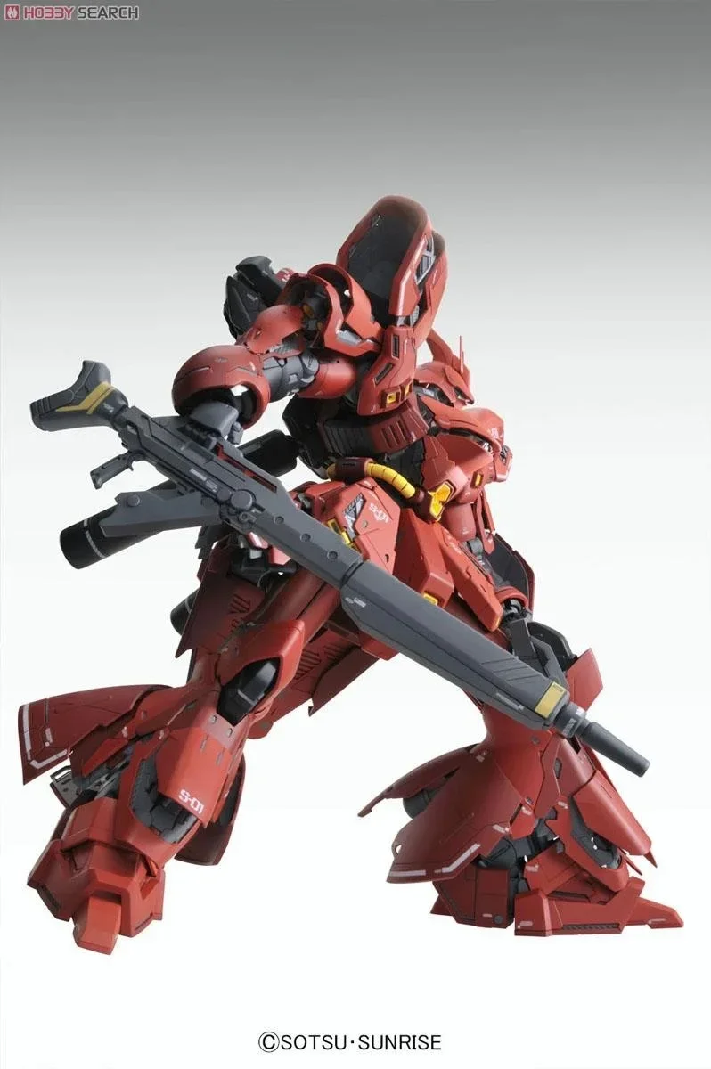 BANDAI Original MG 1/100 MSN-04 Sazabi Ver. Ka Mobile Suit Gundam Char\'s Counterattack Gunpla Model Kit Assembly/Assembling