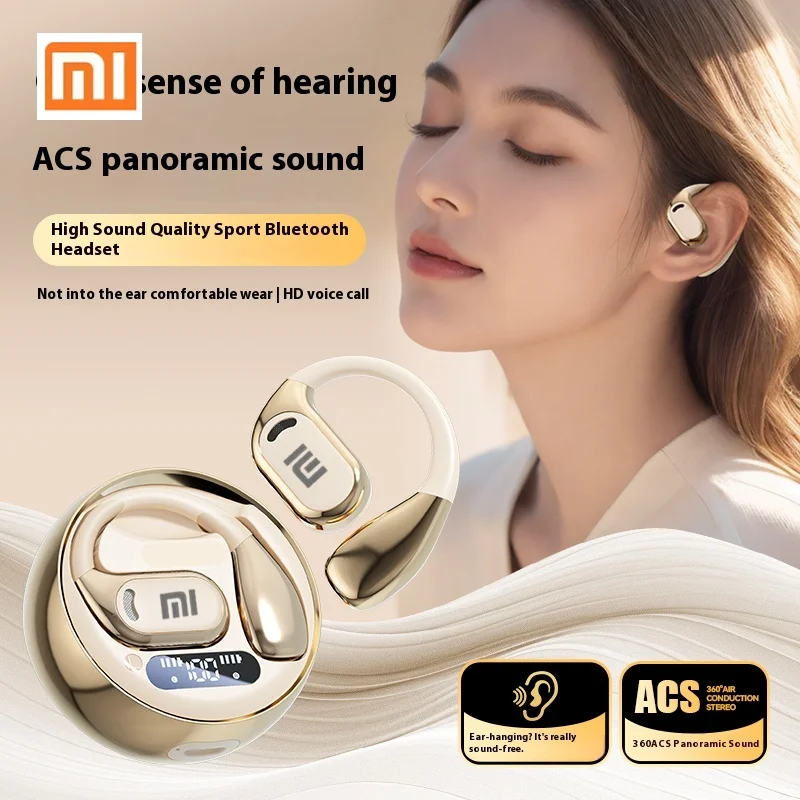 Xiaomi M76 Cuffia wireless Suono HIFI Auricolare Bluetooth Cuffie sportive da gioco Cuffie da corsa Chiamata vocale con microfono