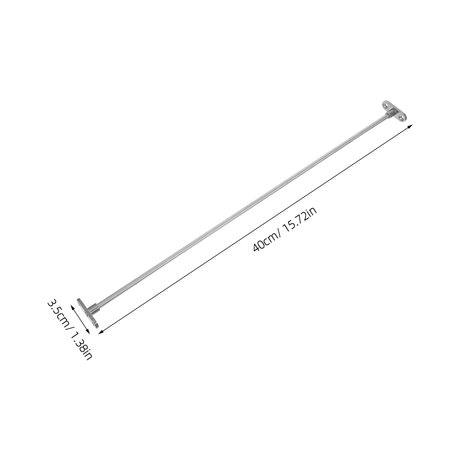 40Cm Stainless Steel Hanging File Folder Frames Heavy Duty File Cabinet Hanging Rail for Desk Drawer Kitchen Bathroom Storage view 5