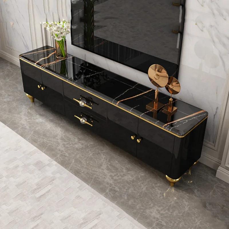 Organizer Modern Tv Stand Design Drawers Storage Floor Home Universal Tv Stands Living Room Muebles Para Tv Trendy Furniture