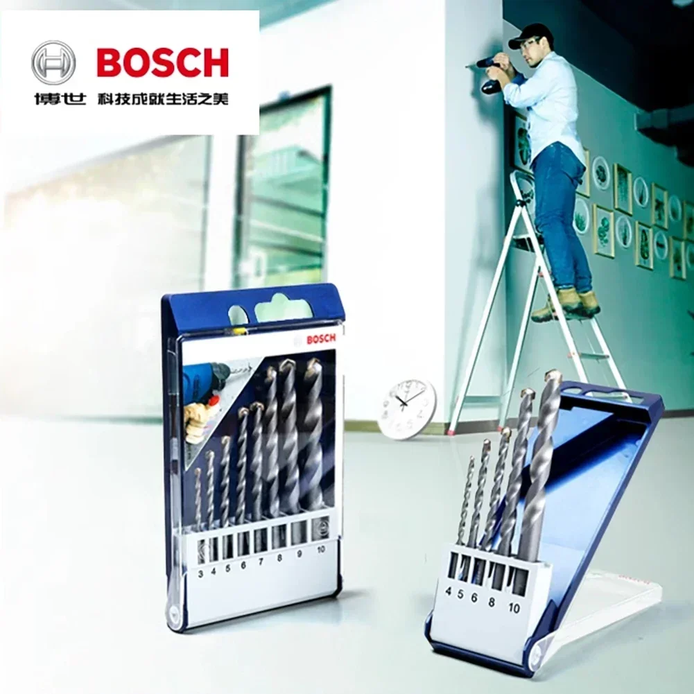 Bosch profession Multifunctional Impact Drill Bits Home Concrete Brick Wall Drilling Triangle Shank Masonry Bit Set