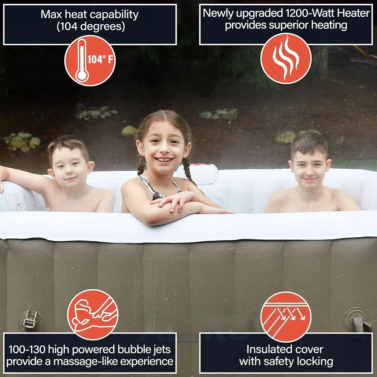 Aufblasbarer Whirlpool, Hochle – Inflatable Hot Tub Bewertung und Preis
