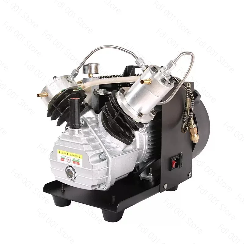 300 bar/4500 psi/30Mpa double cylinder scuba diving mini outdoor hunting portable PCP paintball air compressor