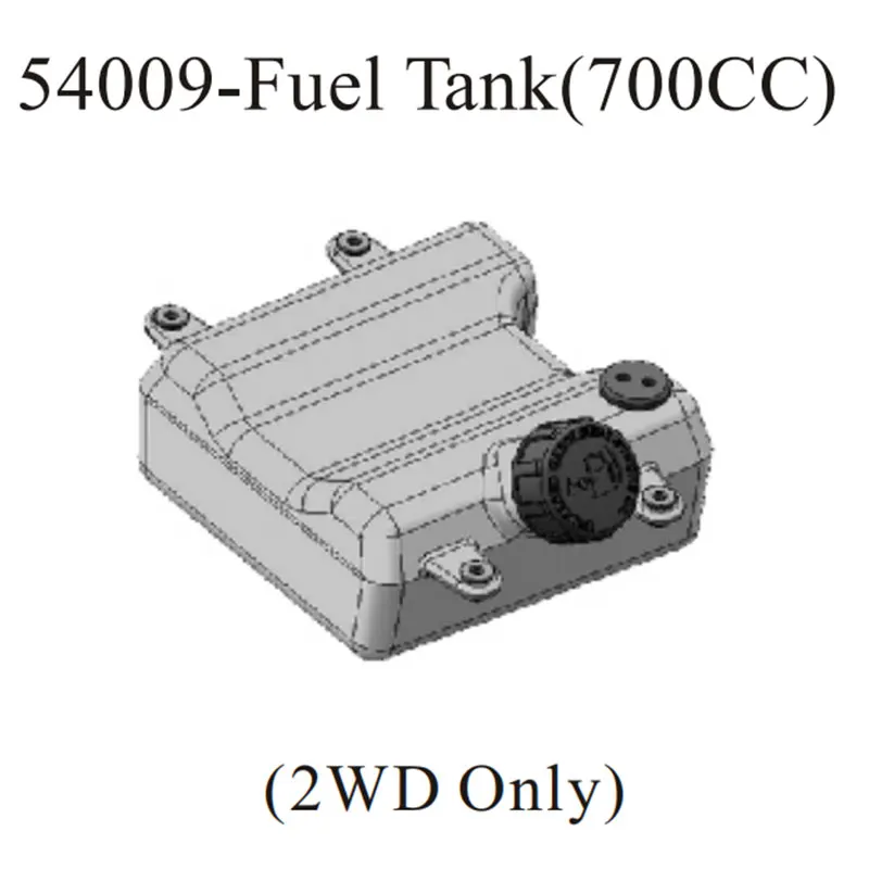 HSP 레이싱 RC카 예비 부품 54009, HSP 1/5 가스 동력 4WD 오프로드 BAJA 94054 94054-4WD