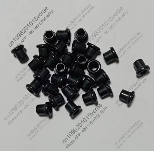 10pcs black porcelain eye over coil small outer diameter 6.4*length 7.8*inner hole 4 wire mouth porcelain hole